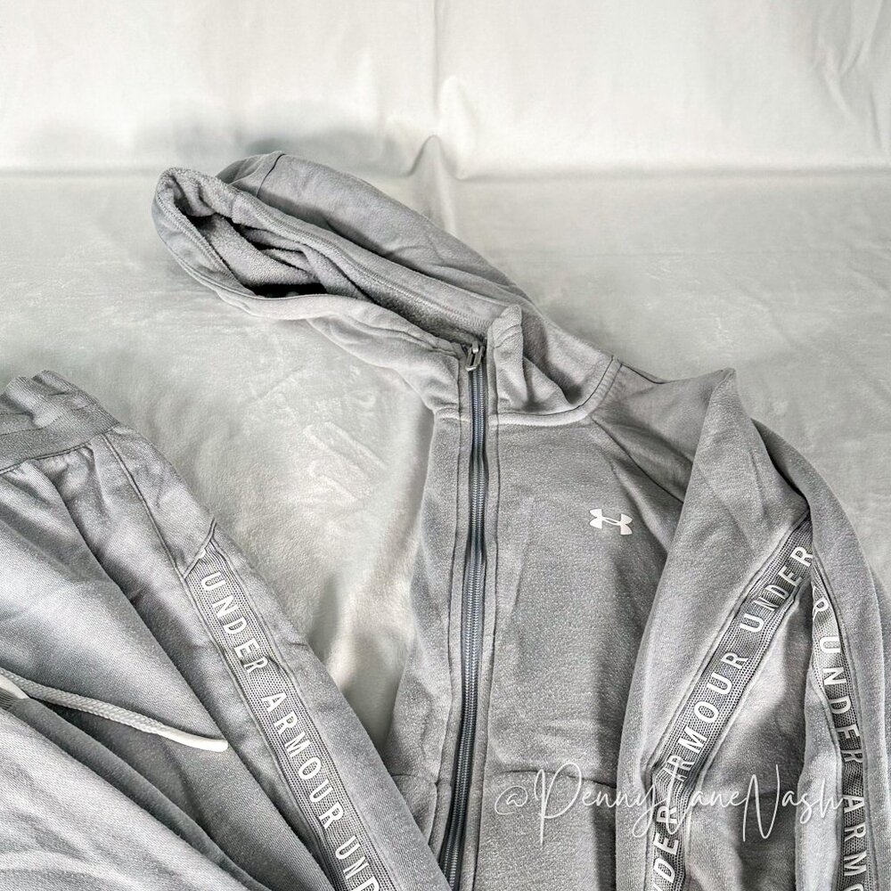 Under Armour Pants & Hoodie Sweatsuit Gray - Picture 3 of 14